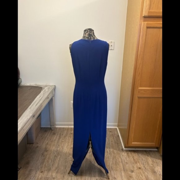 NWT Rimini  royal blue beaded 2 piece with jacket dress size 10 - Picture 6 of 6